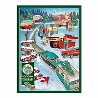 Cobble Hill Christmas Campers Puzzle 1000 Pieces
