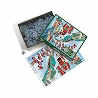 Cobble Hill Christmas Campers Puzzle 1000 Pieces