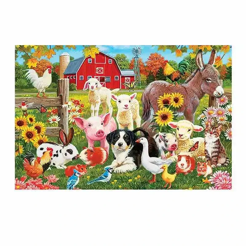 Cobble Hill Farmyard Greetings Puzzle 36 Pieces