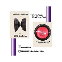 Yomega Pro x2 Pro Level Aluminum Yoyo Black and Red
