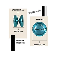 Yomega Groov II Pro Level Aluminum Yoyo Teal