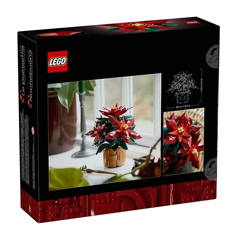 LEGO Icons Poinsettia 608 Pieces