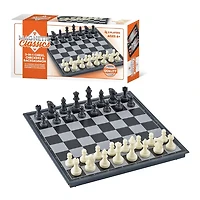 Tradeopia 3 In 1 Magnetic Chess Set Folding 12.5 Inch