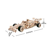 Robotime 3D Wooden Puzzle DIY Racing Car Mechanical Model Kit