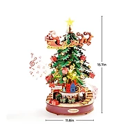 Robotime 3D Wooden Puzzle DIY Christmas Melody Tree Music Dreamer