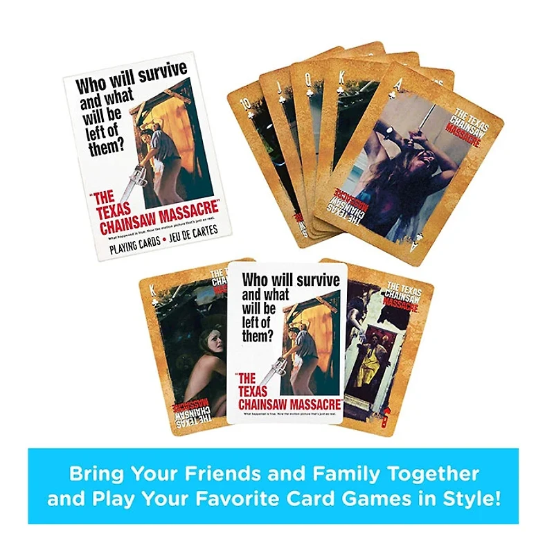 Texas Chainsaw Massacre Playing Cards