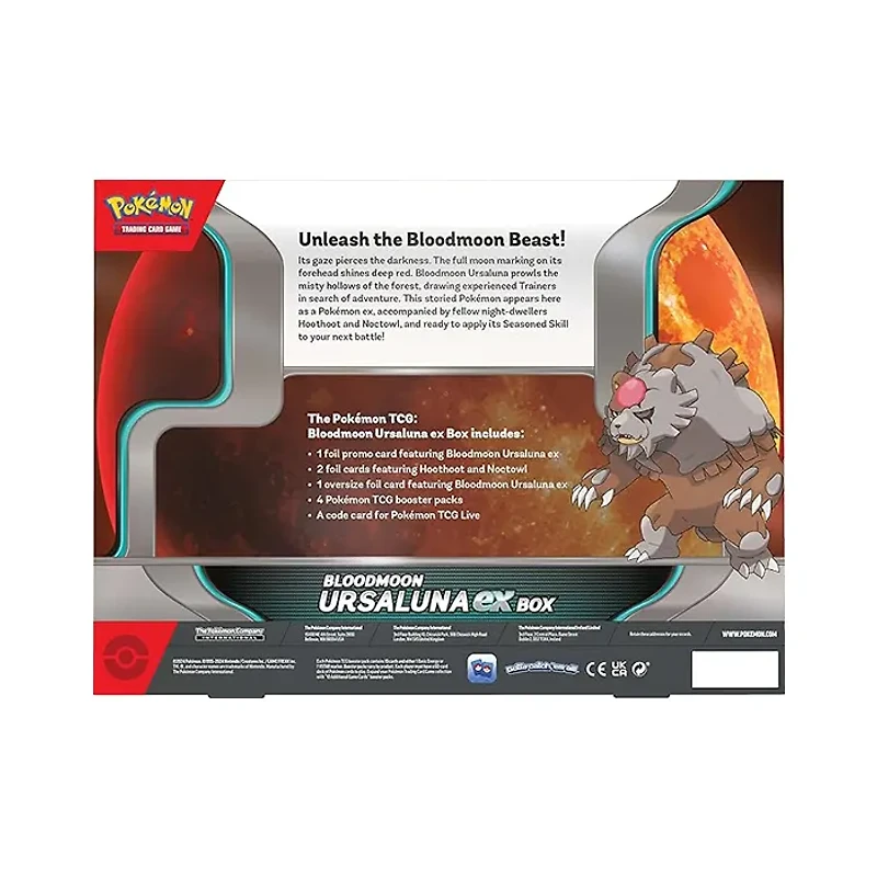 Pokemon TCG Bloodmoon Ursaluna Ex Box