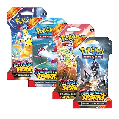 Pokemon TCG Scarlet And Violet Surging Sparks Sleeved Blister