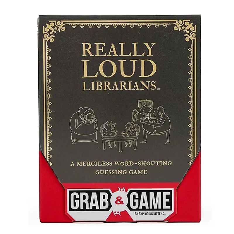 Exploding Kittens Really Loud Librarians Grab And Game