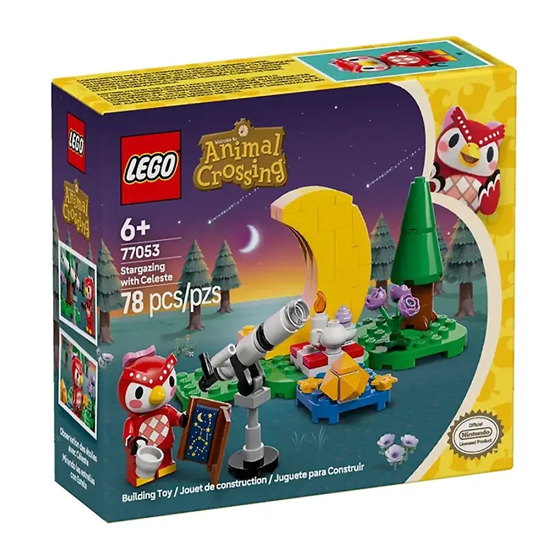 LEGO Animal Crossing Stargazing With Celeste 78 Pieces