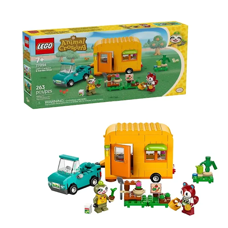 LEGO Animal Crossing Leif’s Caravan And Garden Shop 263 Pieces