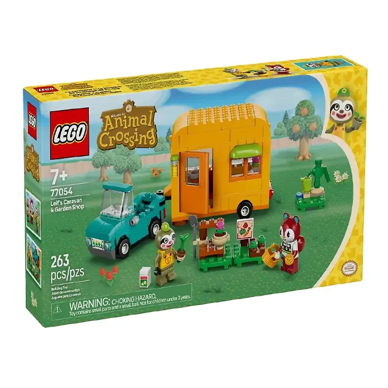 LEGO Animal Crossing Leif’s Caravan And Garden Shop 263 Pieces