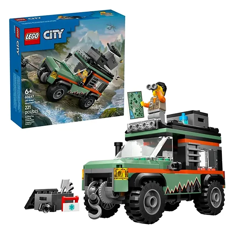 LEGO City Off Road 4×4 Mountain Truck 221 Pieces