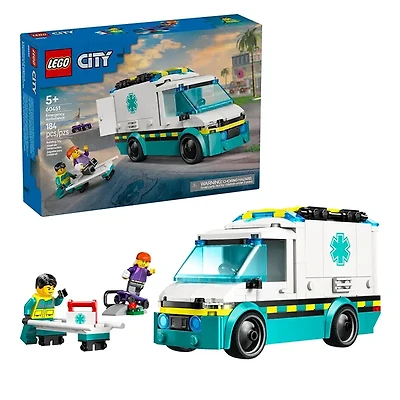 LEGO City Emergency Ambulance 184 Pieces