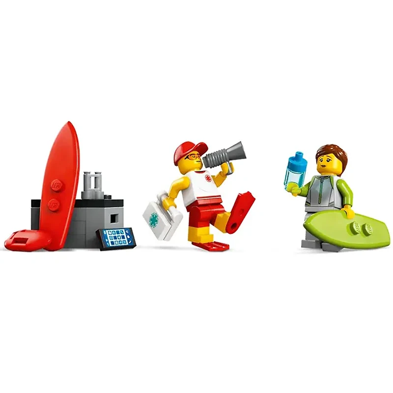 LEGO City Lifeguard Beach Rescue Truck 214 Pieces