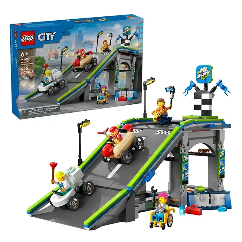 LEGO City No Limits Race Car Ramp track 436 Pieces