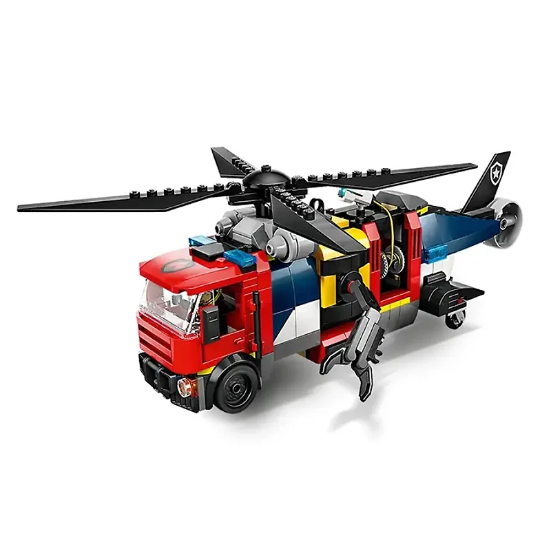 LEGO City Helicopter Fire Truck And Submarine Remix 874 Pieces