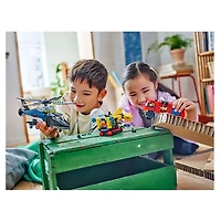 LEGO City Helicopter Fire Truck And Submarine Remix 874 Pieces
