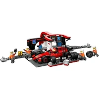 LEGO City F1 Pit Stop And Pit Crew With Ferrari Car 322 Pieces
