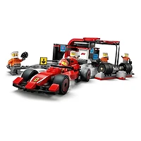 LEGO City F1 Pit Stop And Pit Crew With Ferrari Car 322 Pieces