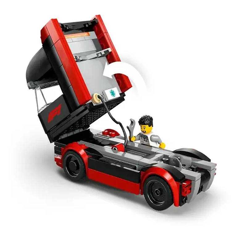 LEGO City F1 Truck With RB20 And AMR24 Cars 1086 Pieces