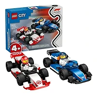 LEGO City F1 Williams Racing And Haas F1 Race Cars 92 Pieces