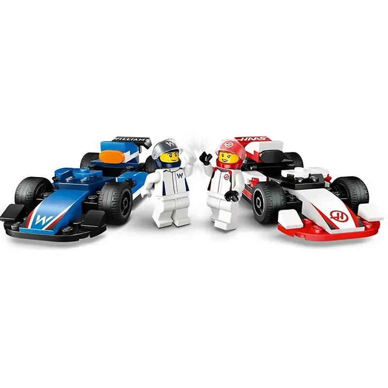 LEGO City F1 Williams Racing And Haas F1 Race Cars 92 Pieces