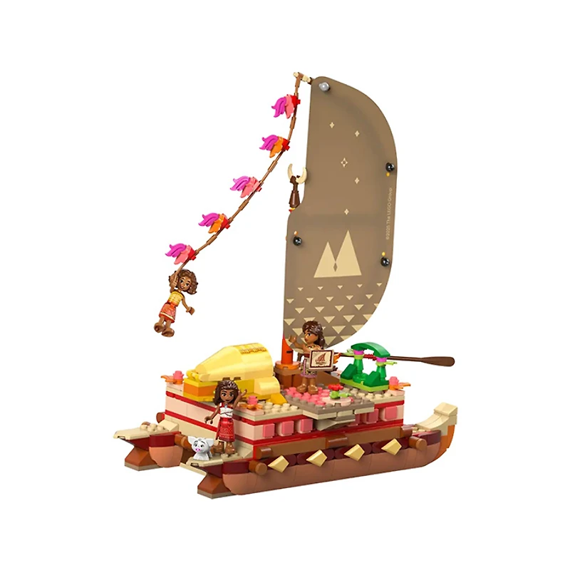 LEGO Disney Moana’s Adventure Canoe 529 Pieces