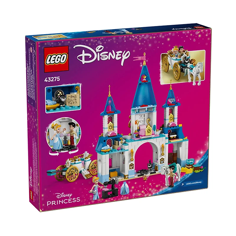 LEGO Disney Cinderella’s Castle And Horse Carriage 596 Pieces
