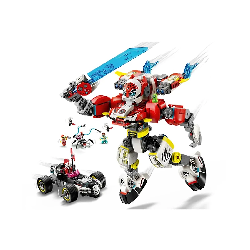 LEGO Dreamzzz Cooper’s Tiger Mech And Zeros Hot Rod Car 1006 Pieces