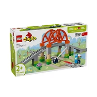 LEGO Duplo Train Bridge And Tracks Expansion Set 42 Pieces