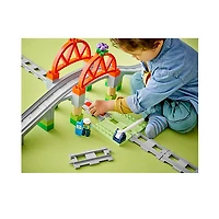 LEGO Duplo Train Bridge And Tracks Expansion Set 42 Pieces