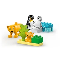 LEGO Duplo Wild Animal Families Penguins And Lions 10 Pieces