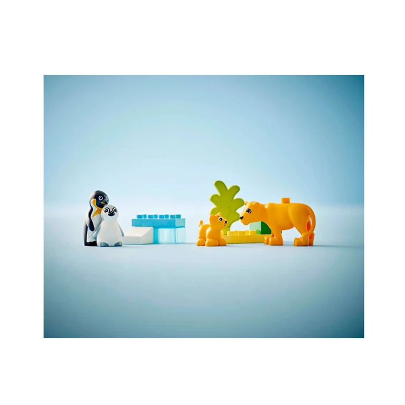 LEGO Duplo Wild Animal Families Penguins And Lions 10 Pieces