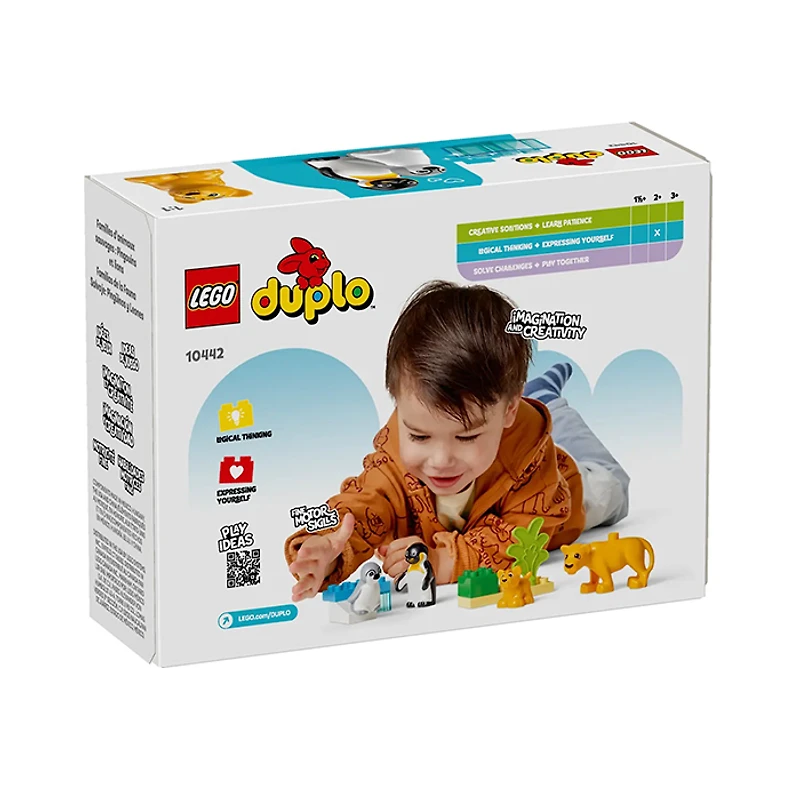 LEGO Duplo Wild Animal Families Penguins And Lions 10 Pieces