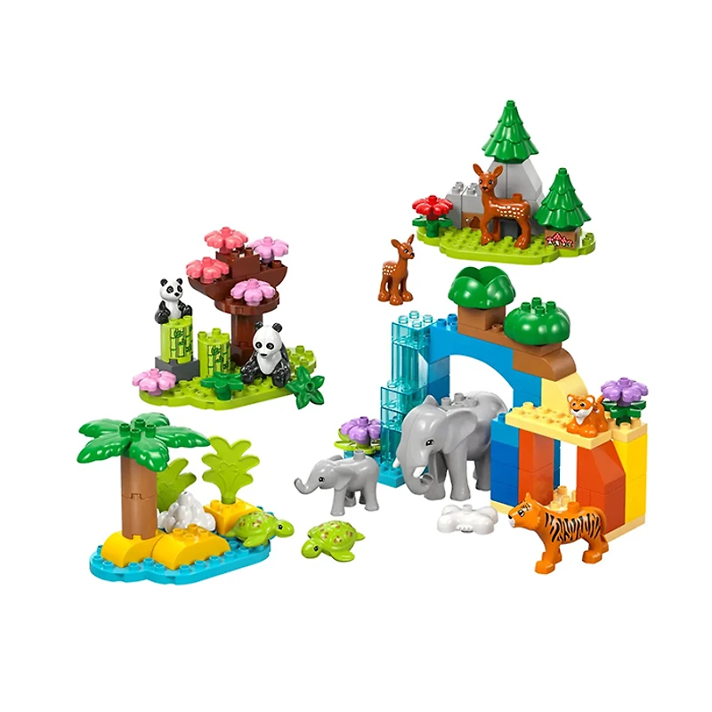 LEGO Duplo 3in1 Wild Animal Families 92 Pieces