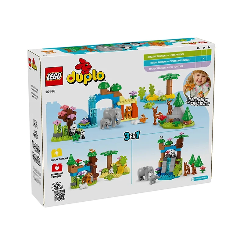 LEGO Duplo 3in1 Wild Animal Families 92 Pieces