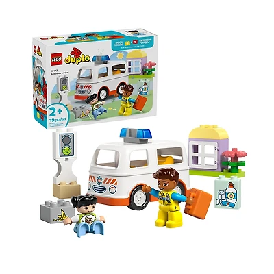 LEGO Duplo Ambulance And Driver 19 Pieces
