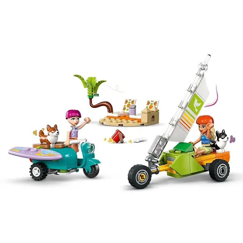 LEGO Friends Surfing Dogs And Scooter Adventure 113 Pieces