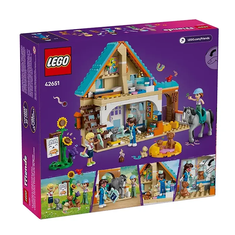 LEGO Friends Horse And Pet Vet Clinic 428 Pieces