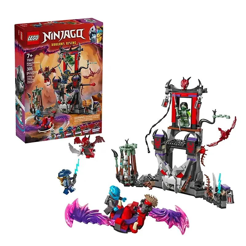 LEGO Ninjago Dragonian Strom Village 305 Pieces