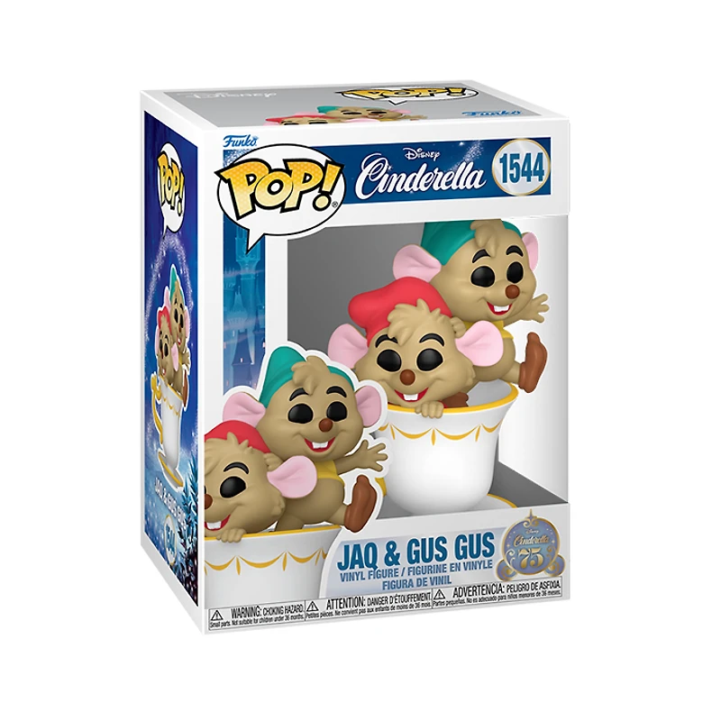 Funko Pop! Disney Cinderella Jaq And Gus Gus 75TH Anniversary