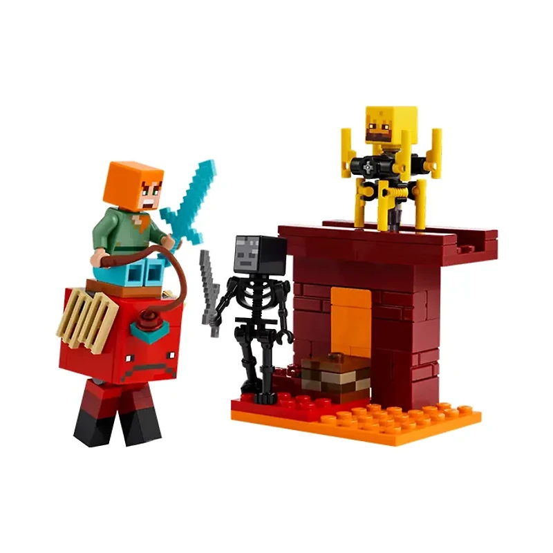 LEGO Minecraft The Nether Lava Battle 99 Pieces