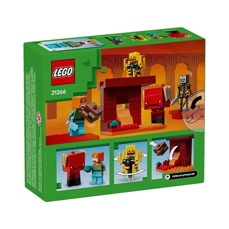 LEGO Minecraft The Nether Lava Battle 99 Pieces