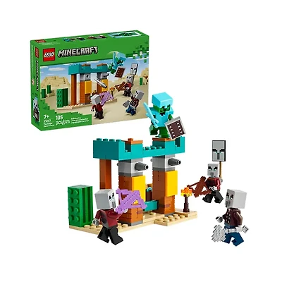 LEGO Minecraft The Illager Desert Patrol 105 Pieces