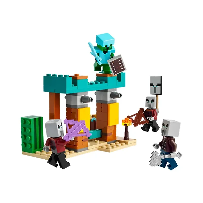 LEGO Minecraft The Illager Desert Patrol 105 Pieces