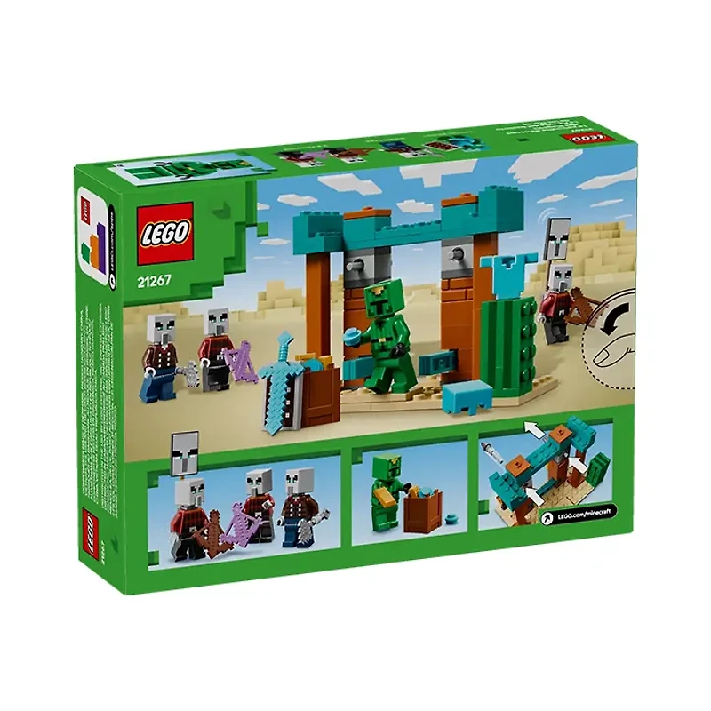 LEGO Minecraft The Illager Desert Patrol 105 Pieces