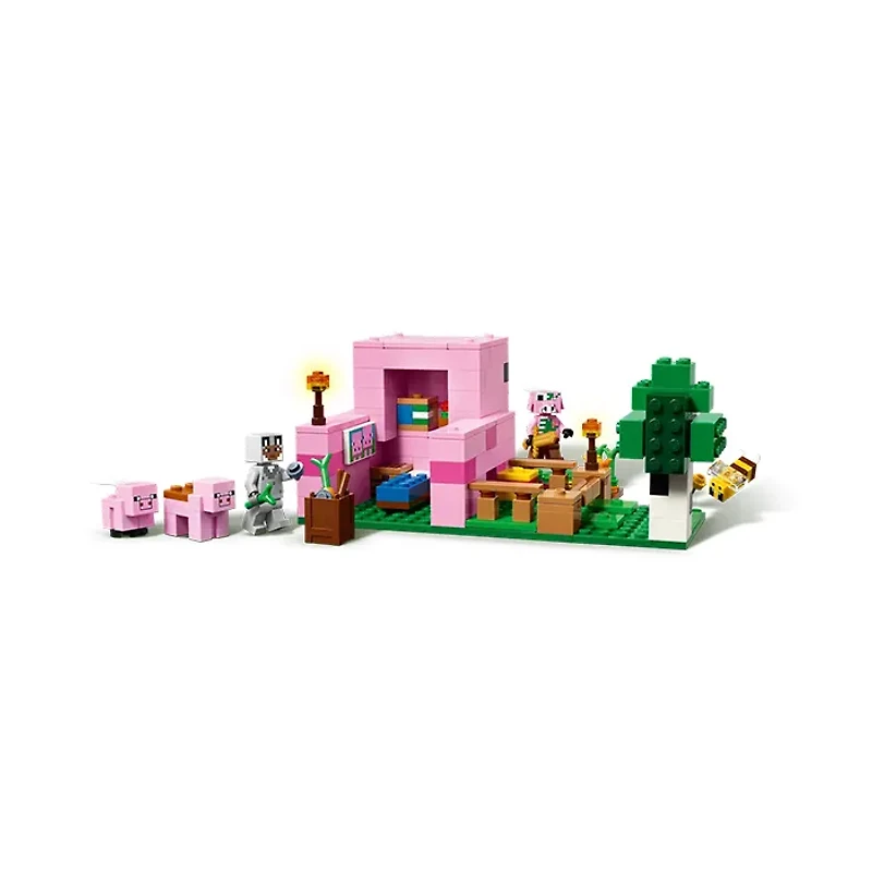 LEGO Minecraft The Baby Pig House 238 Pieces