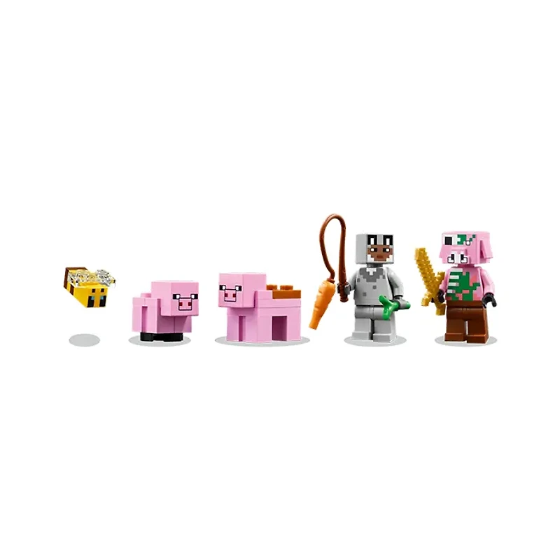 LEGO Minecraft The Baby Pig House 238 Pieces