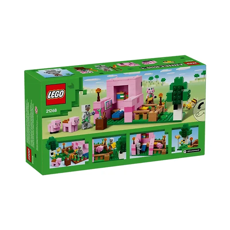 LEGO Minecraft The Baby Pig House 238 Pieces